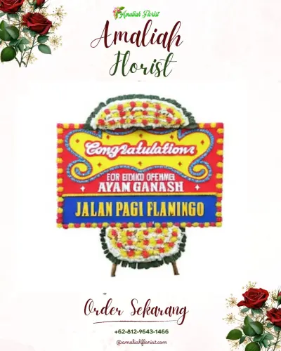 Bunga Papan Congratulation di Pakintelan